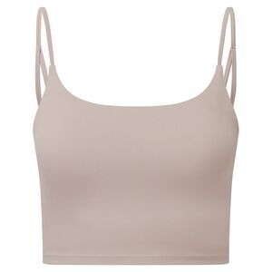 TriDri Womens/Ladies Recycled Sports Bra / Stone